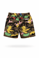 VALENTINO COSTUME SHORTS GRAPHIC MULTICOLOR UOMO PRE OWNED L XL