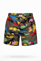 VALENTINO COSTUME SHORTS GRAPHIC MULTICOLOR UOMO PRE OWNED L XL