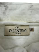 VALENTINO UOMO Πουκάμισο Polo Vintage Λευκό Ανδρικό XL