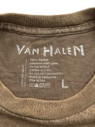VAN HALEN RACING T-SHIRT MARRONE UNISEX L usata