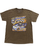 VAN HALEN RACING T-SHIRT MARRONE UNISEX L usata
