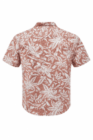 VAN HEUSEN HAWAIIAN SHIRT FLORAL PINK MEN PRE OWNED L