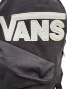 VANS BACKPACK STREETWEAR BLACK UNISEX PRE OWNED