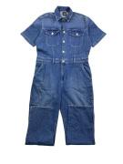 VANS Denim Jumpsuit Vintage Logo Blue Unisex L