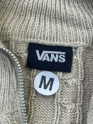 VANS MAGLIONE HALF ZIP CLASSIC BEIGE DONNA PRE OWNED M
