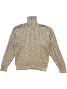 VANS MAGLIONE HALF ZIP CLASSIC BEIGE DONNA PRE OWNED M