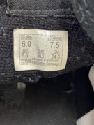 VANS HIGH TOP SNEAKERS SKATE GRAPHIC BLACK WHITE UNISEX PRE OWNED EU 38