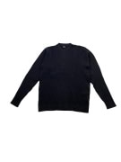 Vans Vintage Waffle Knit Sweater Black Men's L