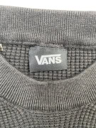 Vans Vintage Waffle Knit Sweater Black Men's L