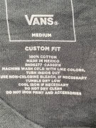 VANS ΜΠΛΟΥΖΑΚΙ T-SHIRT ΜΑΥΡΟ ΜΕ BACK PRINT UNISEX MEDIUM