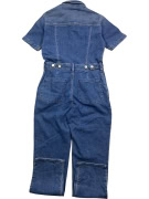 Vans Tuta intera / Jumpsuit in denim casual con logo blu da donna L