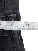 VANS Ολόσωμη Τζιν Φόρμα (Jumpsuit) CASUAL Λογότυπο Μαύρο/Ανθρακί Γυναικείο L/XL