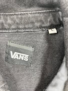VANS Ολόσωμη Τζιν Φόρμα (Jumpsuit) CASUAL Λογότυπο Μαύρο/Ανθρακί Γυναικείο L/XL