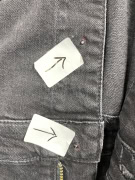 VANS Ολόσωμη Τζιν Φόρμα (Jumpsuit) CASUAL Λογότυπο Μαύρο/Ανθρακί Γυναικείο L/XL