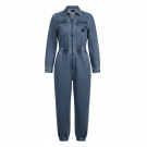VANS Tuta intera in denim casual con logo blu da donna S