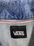 VANS Tuta intera in denim casual con logo blu da donna S