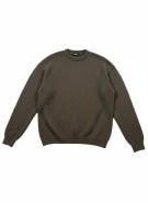 Vans Πλεκτό Πουλόβερ Casual Minimal Λογότυπο Καφέ Ανδρικό L
