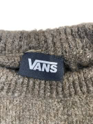 Vans Πλεκτό Πουλόβερ Casual Minimal Λογότυπο Καφέ Ανδρικό L