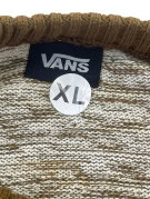 VANS KNIT SWEATER CLASSIC OLIVE CREAM UNISEX PRE OWNED XL
