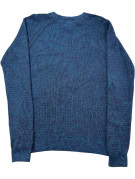 VANS KNIT SWEATER MINIMAL BLUE MENS PRE OWNED L