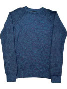 VANS KNIT SWEATER MINIMAL BLUE MENS PRE OWNED L