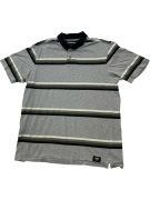 Vans Polo Shirt Ριγέ Γκρι Classic Fit Unisex M