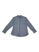VANS CAMICIA A QUADRI TAILORED FIT LOGO BLU/GRIGIO DA UOMO L