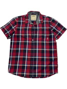 VANS ΠΟΥΚΑΜΙΣΟ ΚΟΝΤΟΜΑΝΙΚΟ CHECKED STYLE ΜΕ ΔΙΠΛΕΣ ΤΣΕΠΕΣ ΚΟΚΚΙΝΟ/ΜΠΛΕ ΑΝΔΡΙΚΟ SMALL