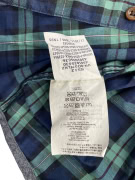 CAMICIA VANS VINTAGE CON LOGO A QUADRI BLU/VERDE DA UOMO S