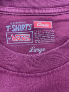 VANS T-SHIRT CASUAL ΜΕ ΜΕΓΑΛΟ ΛΟΓΟΤΥΠΟ ΜΠΟΡΝΤΟ ΑΝΔΡΙΚΟ LARGE