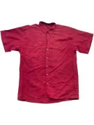 VERSACE CLASSIC CAMICIA MANICA CORTA UTILITY ROSSA UOMO PRE OWNED XL