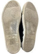 VERSACE COLLECTION ΣΚΑΡΠΙΝΙΑ SLIP-ON ΜΕ LOGO ΛΕΠΤΟΜΕΡΕΙΑ ΜΑΥΡΑ UNISEX