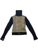 Versace Jeans Couture Μπλούζα Ζιβάγκο Animal Print Logo Πολύχρωμο Γυναικείο XS/S