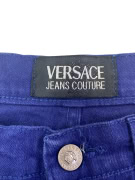 VERSACE JEANS COUTURE jeans vintage con logo blu da donna S/M