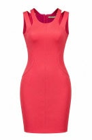 VERSACE JEANS ABITO BODYCON MINI ROSA DONNA PRE OWNED M