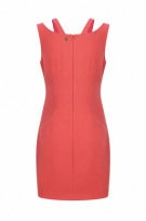 VERSACE JEANS ABITO MINI PULITO CORALLO DONNA PRE OWNED L