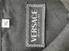 90s VERSACE ΤΟΠΟΘΕΤΗΜΕΝΟ ΠΟΥΚΑΜΙΣΟ ΜΙΝΙΜAL ΜΑΥΡΟ ΑΝΤΡΙΚΟ PRE OWNED XL