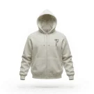 VINTAGE 4F giacca felpa con cappuccio casual Prototype Logo bianco da uomo XL