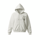 VINTAGE 4F ΖΑΚΕΤΑ ΦΟΥΤΕΡ ΜΕ ΚΟΥΚΟΥΛΑ "THE FUTURE" OFF-WHITE ΑΝΔΡΙΚΗ XL