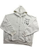 VINTAGE 4F ΖΑΚΕΤΑ ΦΟΥΤΕΡ ΜΕ ΚΟΥΚΟΥΛΑ "THE FUTURE" OFF-WHITE ΑΝΔΡΙΚΗ XL