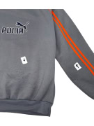 VINTAGE 80s MEN'S PUMA GREY/ORANGE SWEATSHIRT XL