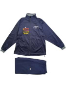 Vintage 90s Champion Tracksuit Σετ Navy Blue Snap Pants S