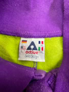 Vintage Active Swiss Design Tracksuit Μωβ/Πράσινο Set 90s Size L