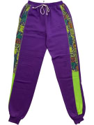 Vintage Active Swiss Design Tracksuit Μωβ/Πράσινο Set 90s Size L