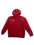 VINTAGE ADIDAS LOGO HOODIE RED MEN'S M/L