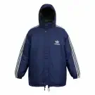 VINTAGE ADIDAS ΜΠΟΥΦΑΝ ΜΕ ΚΟΥΚΟΥΛΑ ΚΑΙ ΜΕΓΑΛΟ LOGO ΠΙΣΩ ΜΠΛΕ UNISEX S