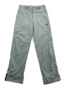 Pantaloni chino vintage Adidas retro logo grigi da uomo S/M