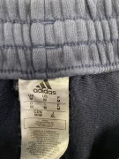 Pantaloni della tuta vintage Adidas da uomo blu scuro con logo ricamato M