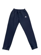 Pantaloni della tuta vintage Adidas da uomo blu scuro con logo ricamato M