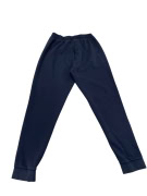 Pantaloni della tuta vintage Adidas da uomo blu scuro con logo ricamato M
